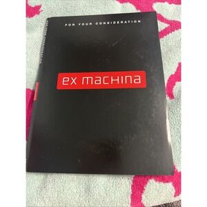 Ex Machina RARE FYC‎ DVD Oscar Promo  Alicia Vikader For Your Consideration A24